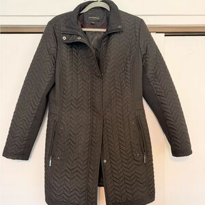 Weatherproof brand Women's Size L Black Quilted Puffer Coat Walker Jacket